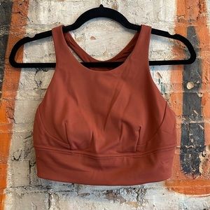 Lululemon Rust Sports Bra Size 10